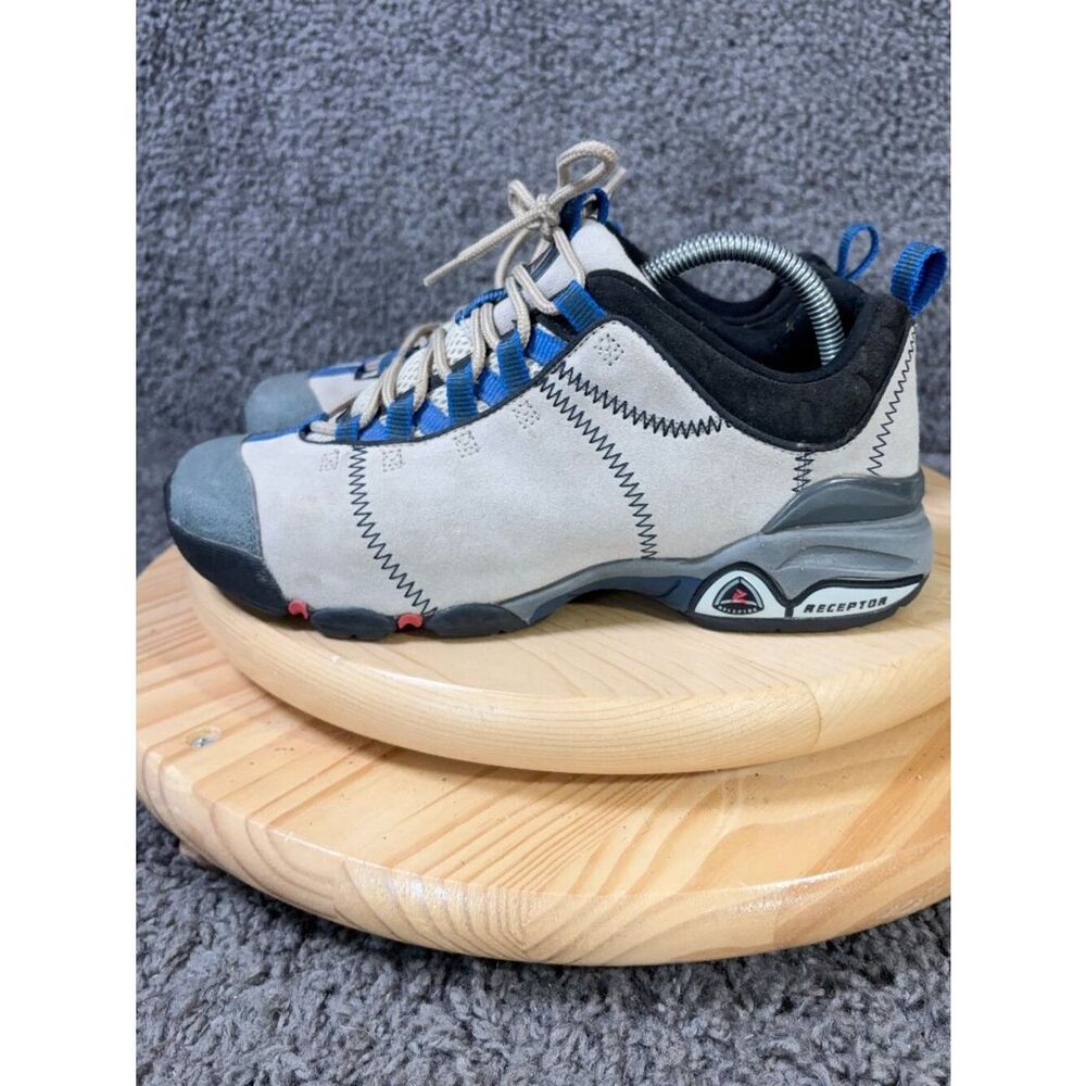 ECCO Receptor Hiking Shoe Womens Size 9 Suede Yak Outdoor Trail Low Top Sneaker